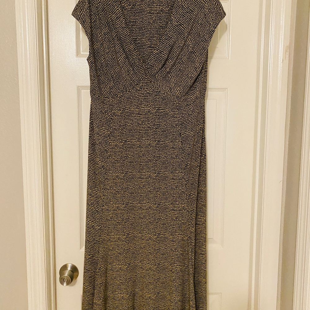 Beautiful black and tan dress